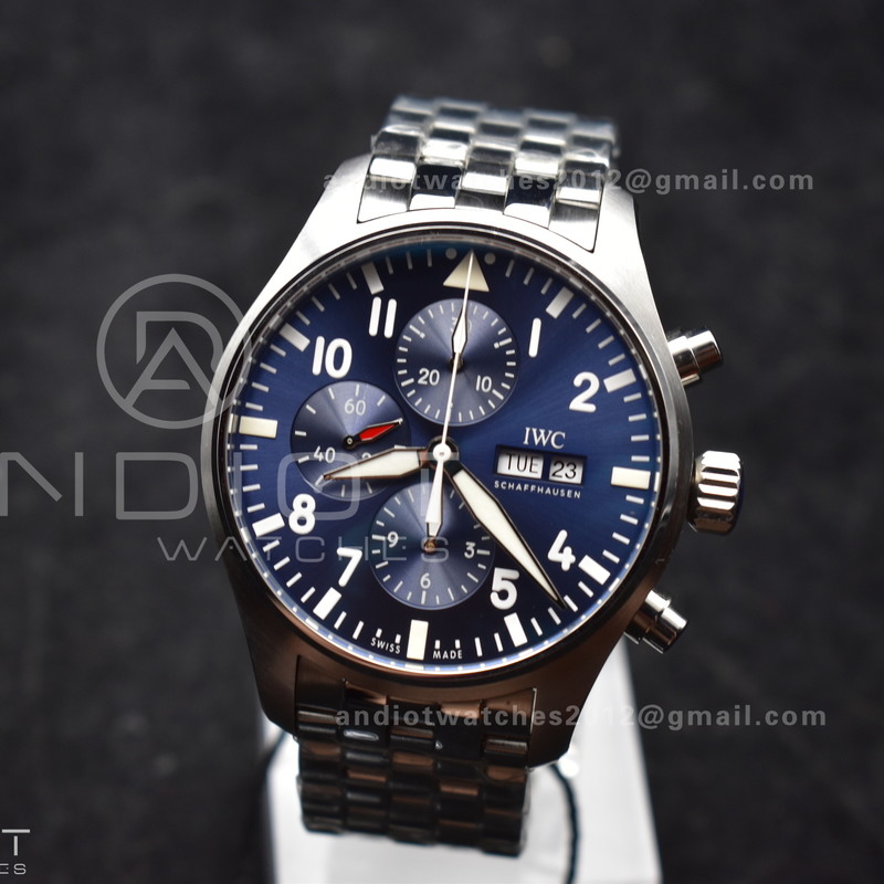 Pilot Chrono IW377717 "Le Petit Prince" 2016 ZF 1:1 Best Edition on New SS Bracelet A7750